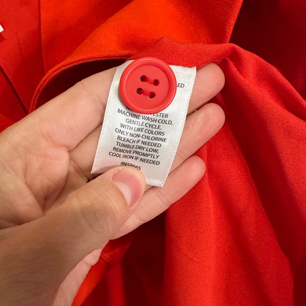 Open Edit Red Vest - Picture 4 of 6
